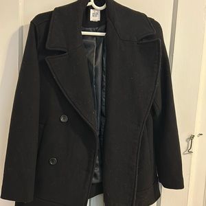 Women’s Gap Black Shell/WoolCoat Size Extra Small